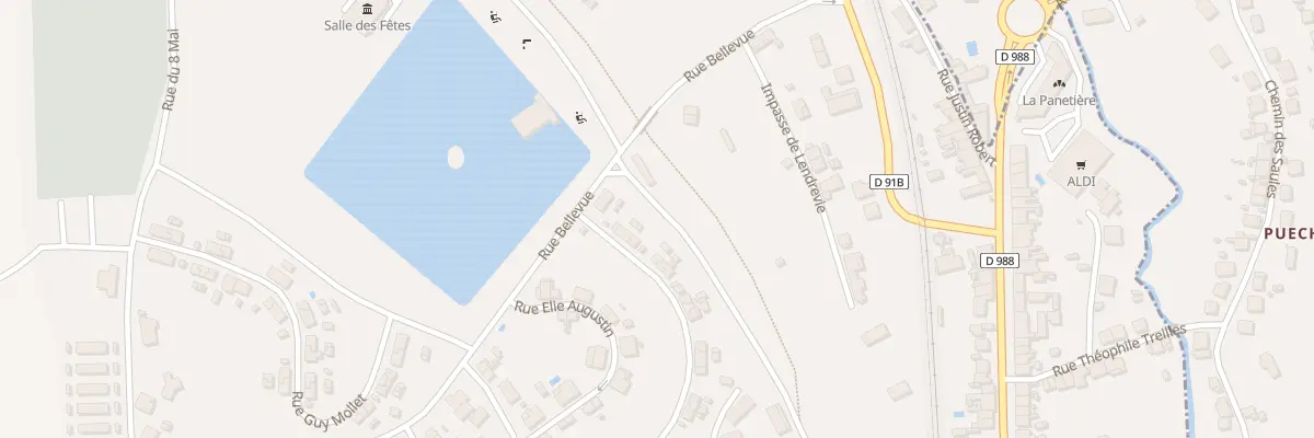 Plan du 45 Rue du Général de Gaulle à Blaye-les-Mines