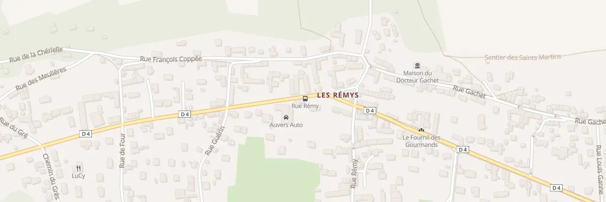 Plan du 7 Rue Parmentier à Auvers-sur-Oise