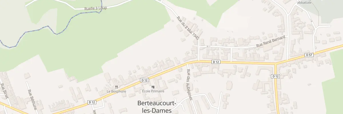 Plan du 42 Rue Eugène Létocart à Berteaucourt-les-Dames
