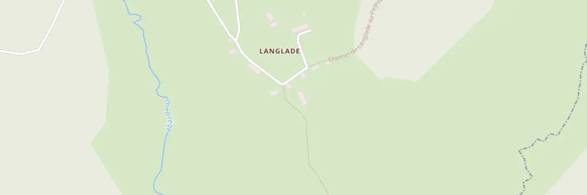 Plan du 5076A Langlade à Saint-Setiers