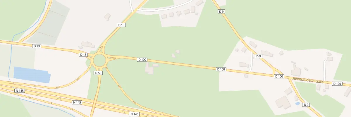 Plan du 2 Av de la Gare à Parsac