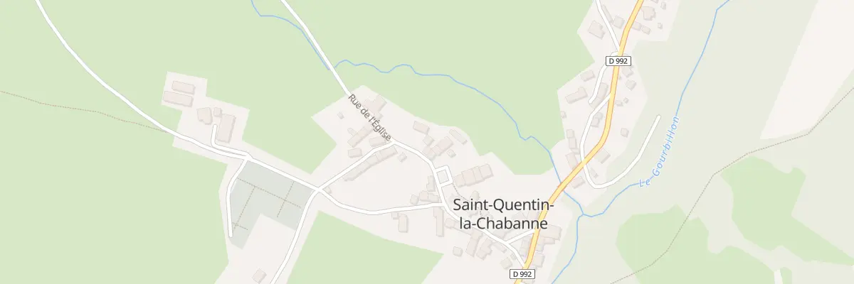 Plan du 16 Rue de l’Église à Saint-Quentin-la-Chabanne