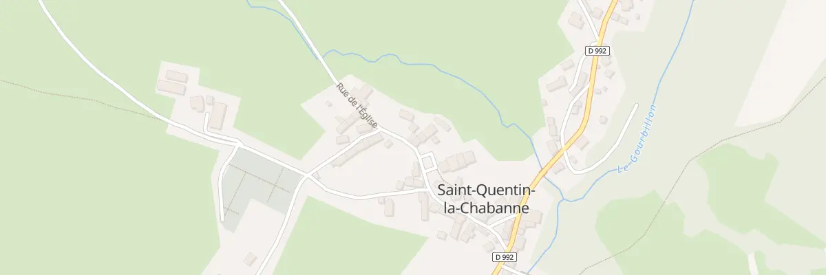 Plan du 5011 Le Bourg à Saint-Quentin-la-Chabanne