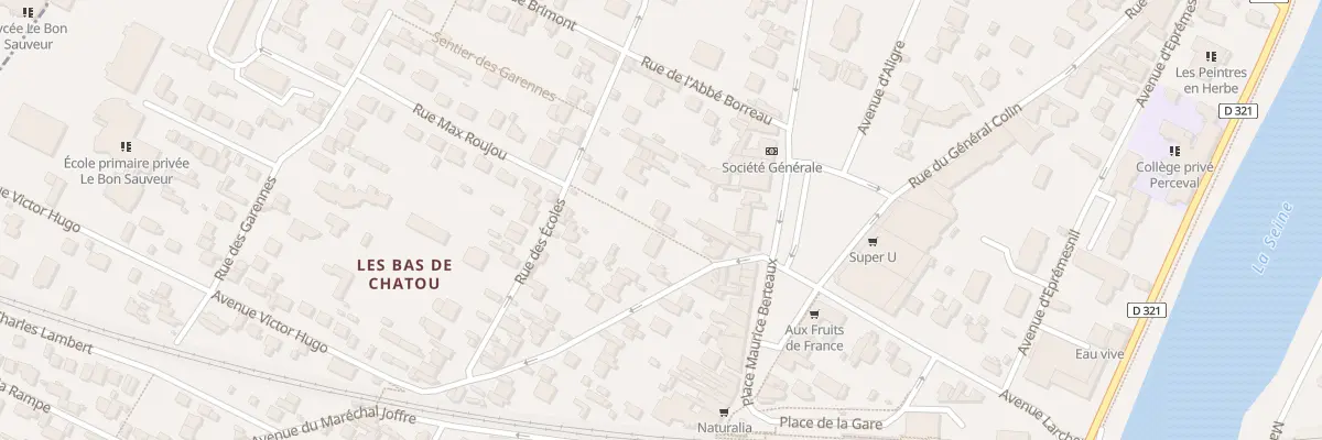 Plan du 4 Rue Georges Clemenceau à Chatou