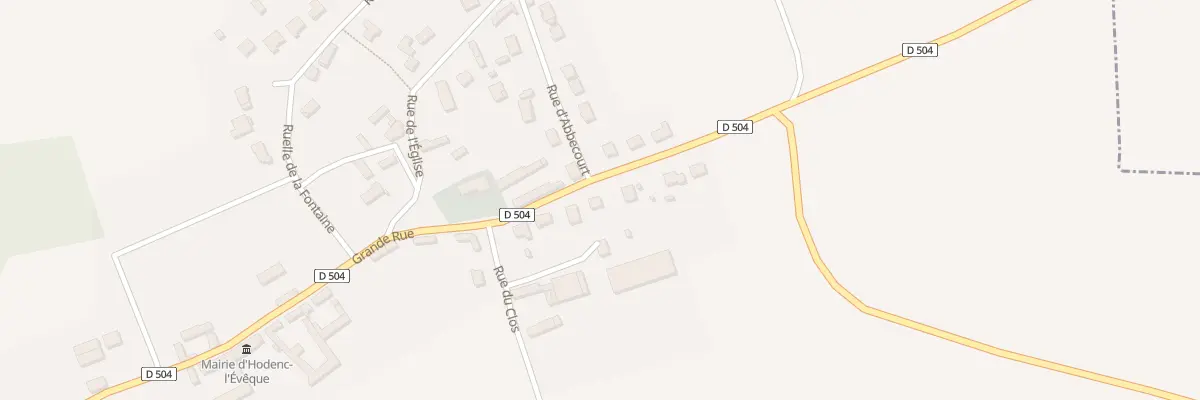 Plan du 66 Gr Grande Rue à Hodenc-l’Évêque