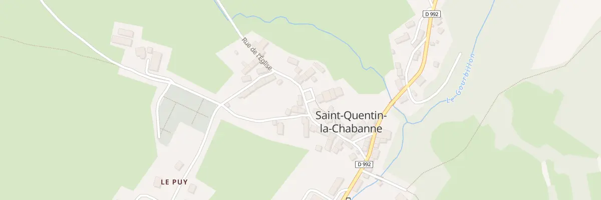 Plan du 19 Rue de l’Église à Saint-Quentin-la-Chabanne