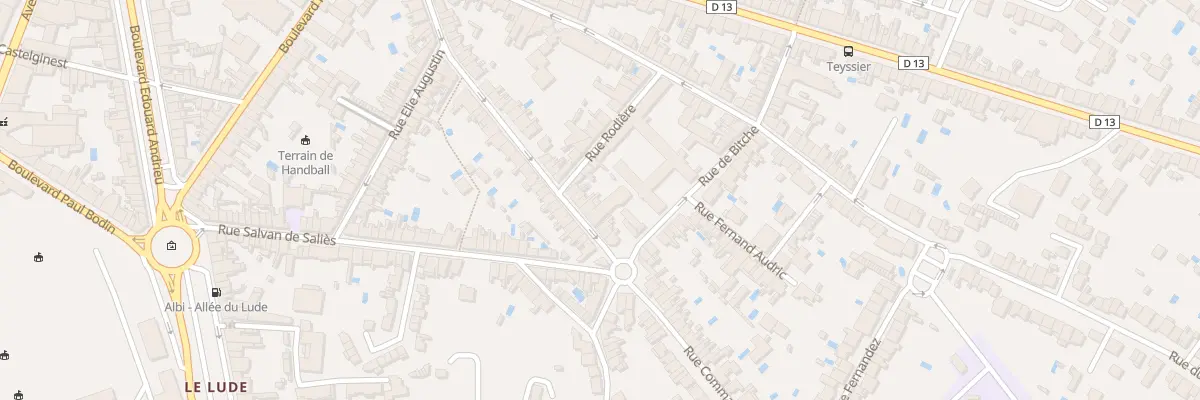 Plan du 57 Rue Cdt Blanche à Albi