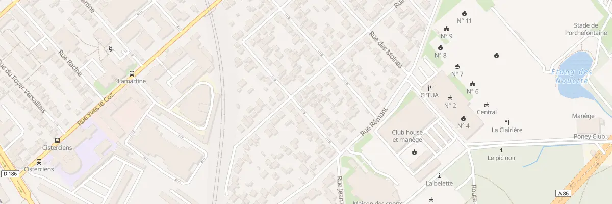 Plan du 19B Rue Augusta Holmès à Versailles