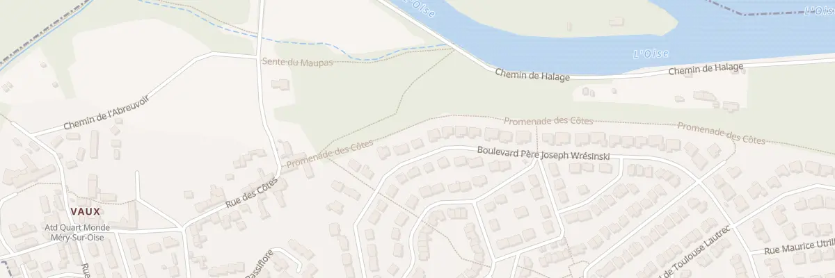 Plan du 82 Bd Pere Wresinsky à Méry-sur-Oise