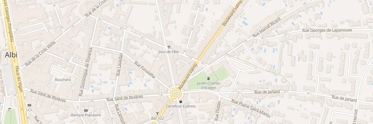Plan du 64 Rue des Carmélites à Albi