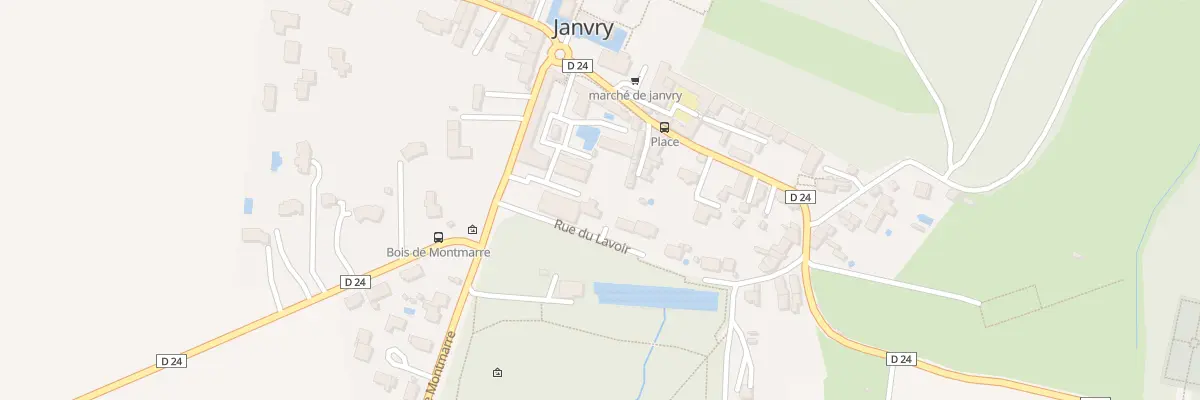 Plan du 8 Rue du Lavoir à Janvry