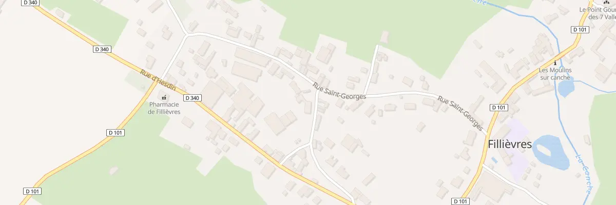 Plan du 5045 Rue St Georges à Fillièvres