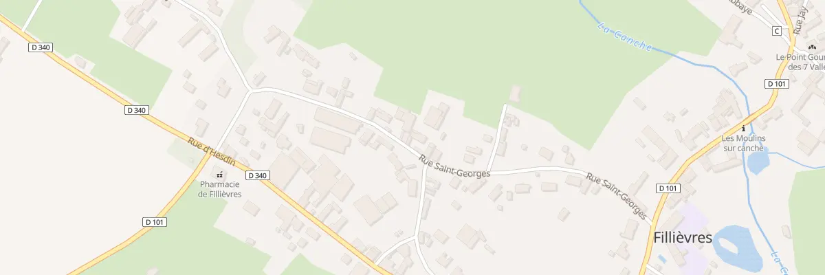 Plan du 19 Rue St Georges à Fillièvres