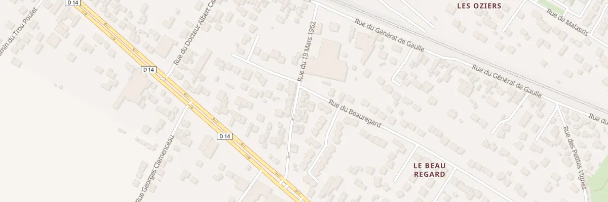 Plan du 5 Rue du Dix Neuf Mars 1962 à Pierrelaye
