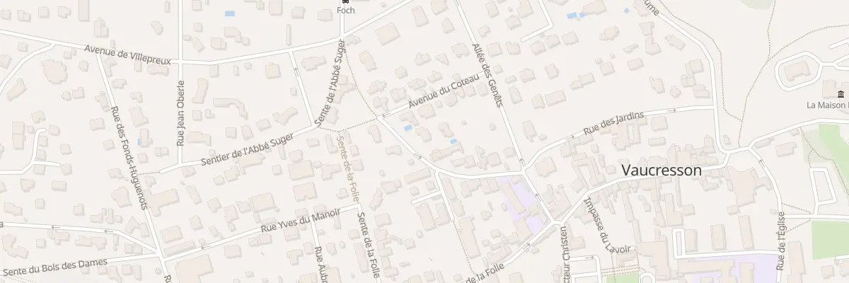 Plan du 22 Rue Louis Barthou à Vaucresson