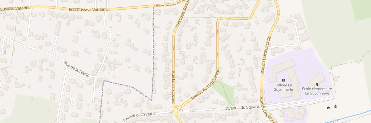 Plan du 14 Rue Louis Scocard à Bures-sur-Yvette