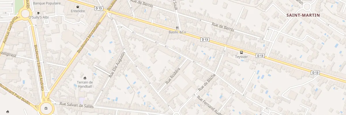 Plan du 34 Rue du Roc à Albi