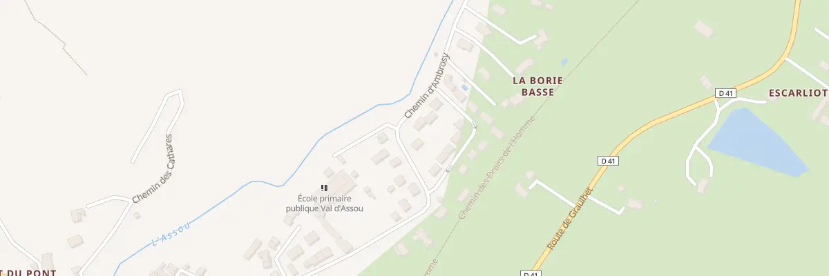Plan du 22 Rue des Ecoles à Lombers
