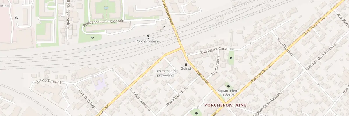 Plan du 3 Rue Albert Sarraut à Versailles