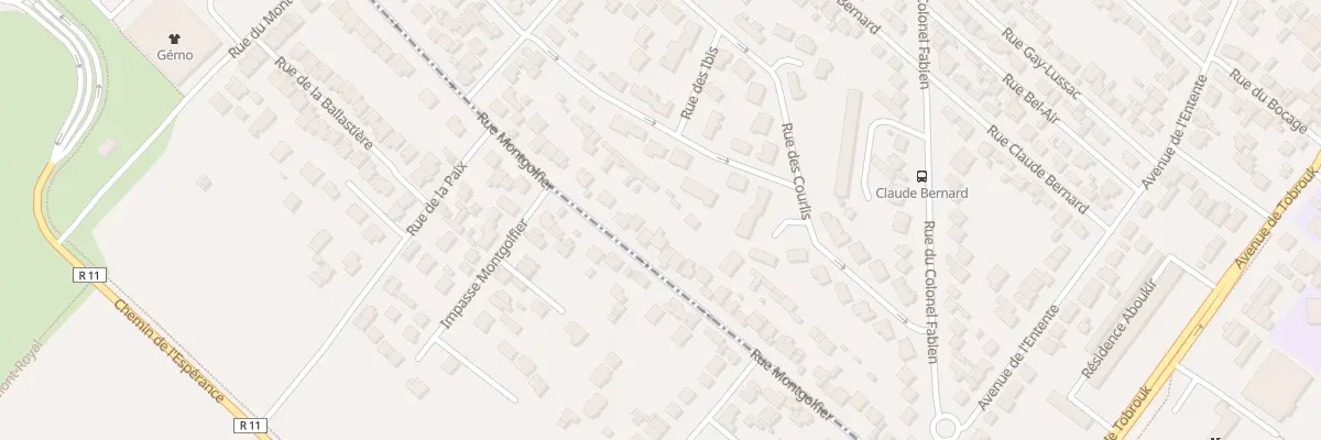 Plan du 105 Rue Montgolfier à Sartrouville
