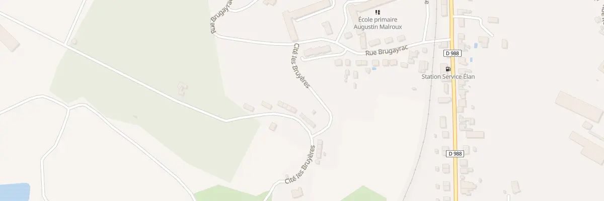 Plan du 9 Rue des Bruyères à Blaye-les-Mines