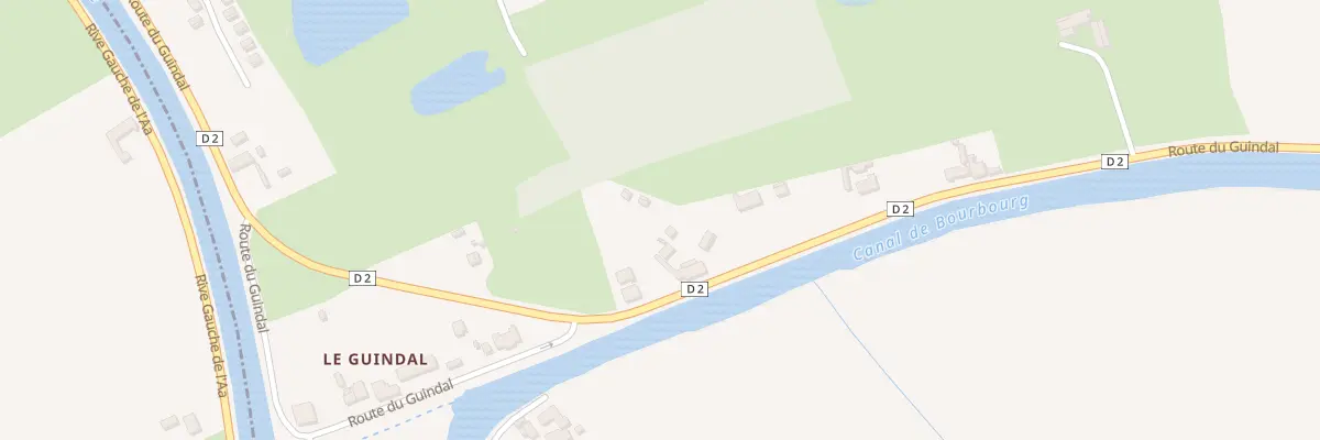 Plan du 2830 Rte du Guindal à Bourbourg