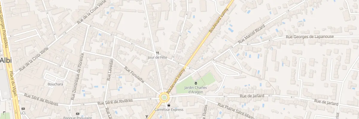 Plan du 43 Rue des Carmélites à Albi