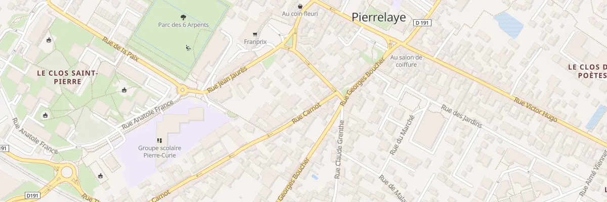 Plan du 8B Rue Carnot à Pierrelaye