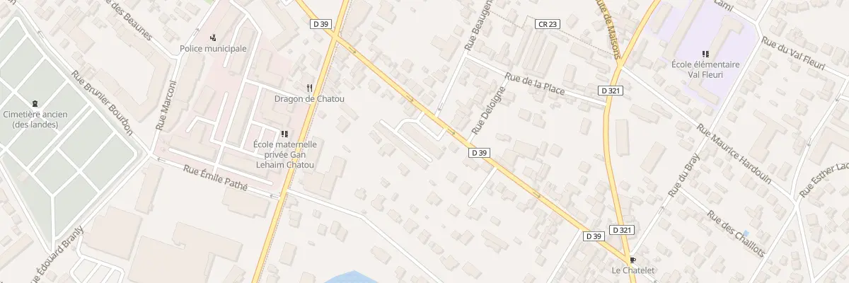 Plan du 57 Rue du Gen Leclerc à Chatou