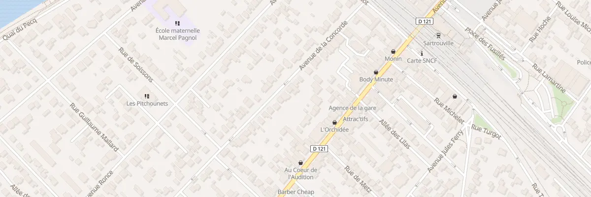 Plan du 39 Av de la Concorde à Sartrouville