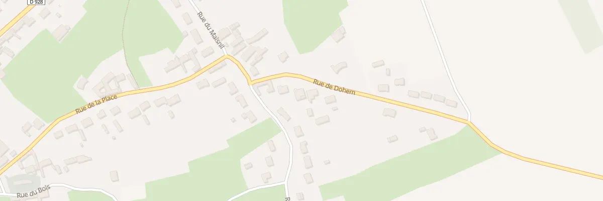 Plan du 3 Rue de Dohem à Avroult