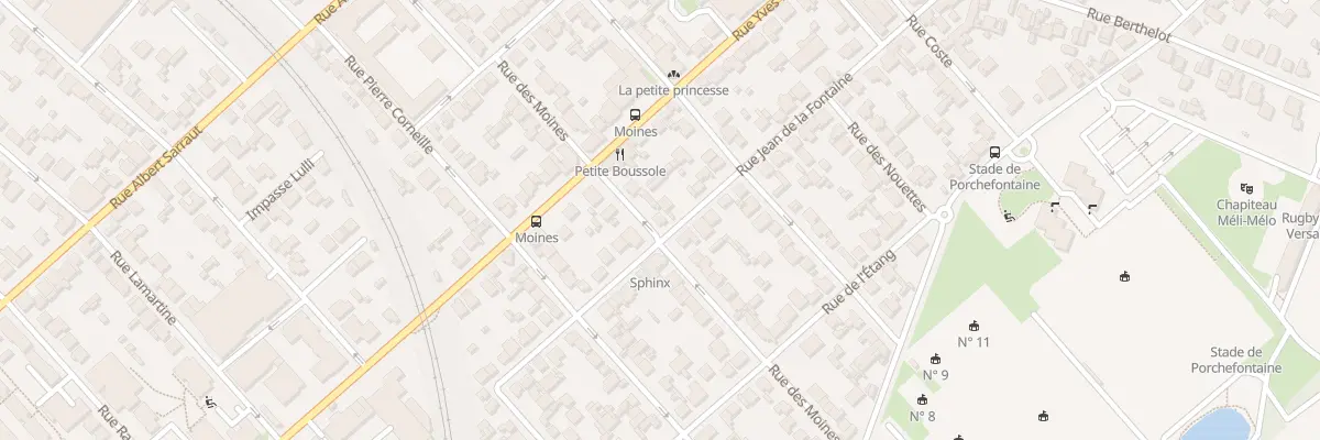 Plan du 11B Rue des Moines à Versailles