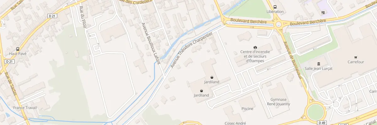 Plan du 7 Av Charpentier à Étampes