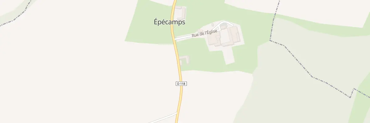 Plan du 5 Rte de Domart En Ponthieu à Épécamps