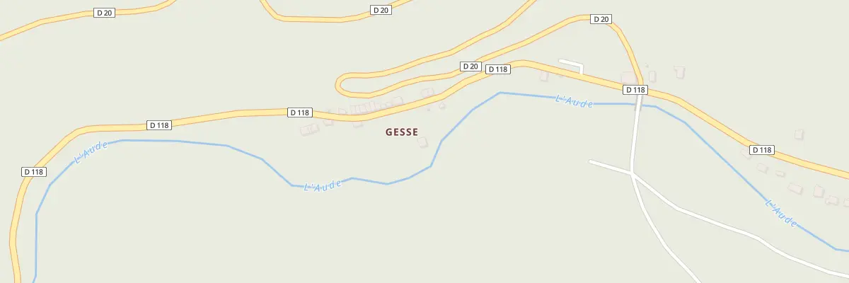 Plan du 83 Gesse à Bessède-de-Sault