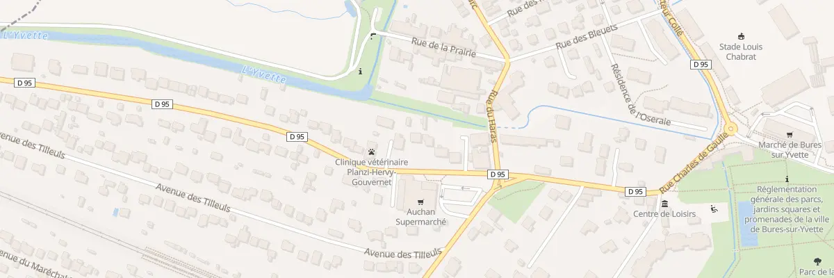 Plan du 96 Rue Charles de Gaulle à Bures-sur-Yvette