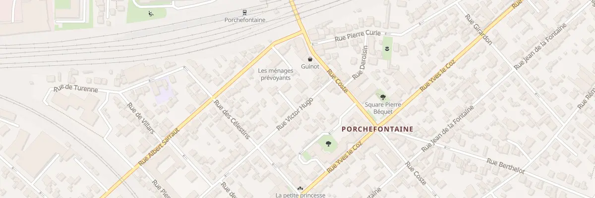 Plan du 8 Rue Victor Hugo à Versailles