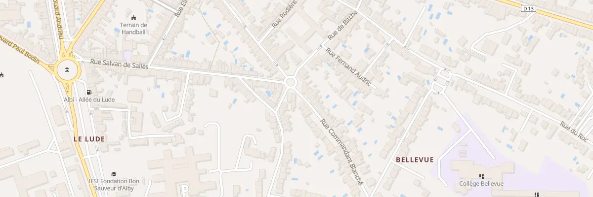 Plan du 72B Rue Cdt Blanche à Albi