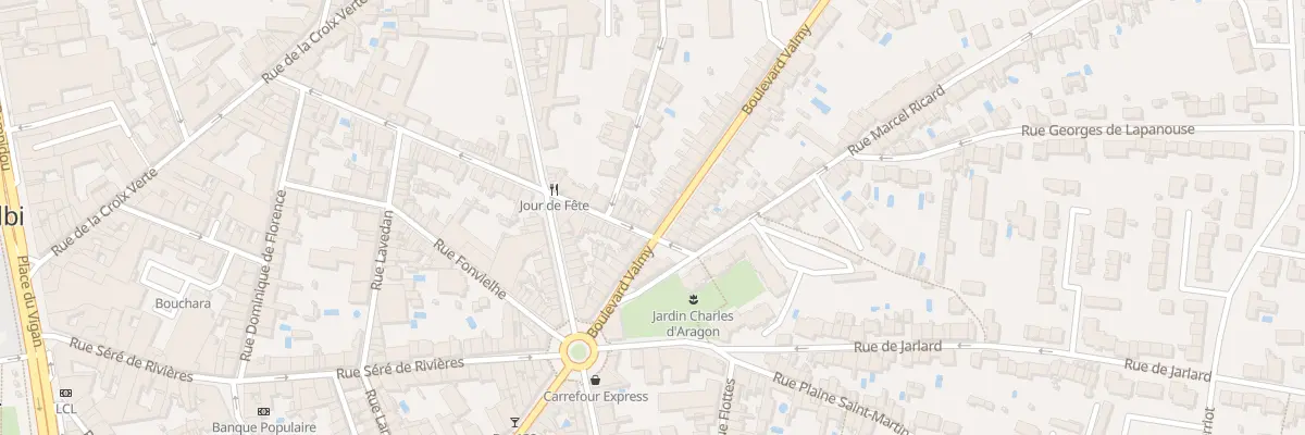 Plan du 88 Bd Valmy à Albi