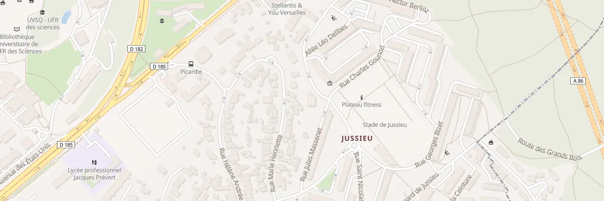 Plan du 30 Rue Marie Henriette à Versailles