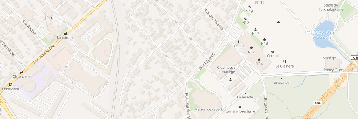 Plan du 27 Rue Augusta Holmès à Versailles
