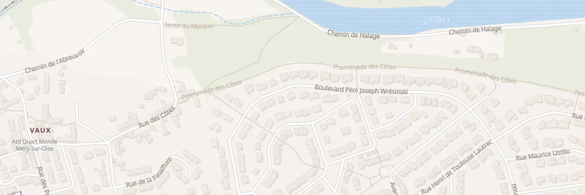 Plan du 57 Bd Pere Wresinsky à Méry-sur-Oise
