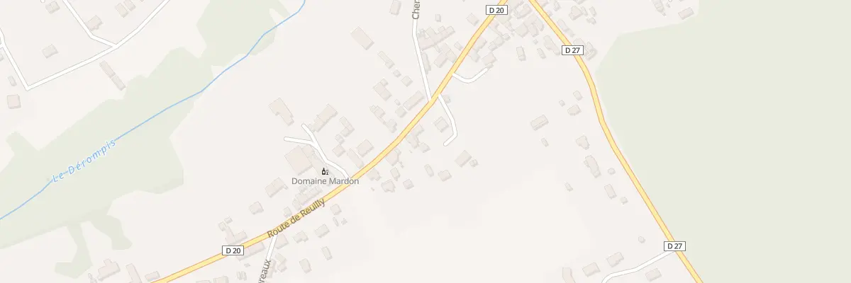 Plan du 23 Rte de Reuilly à Quincy