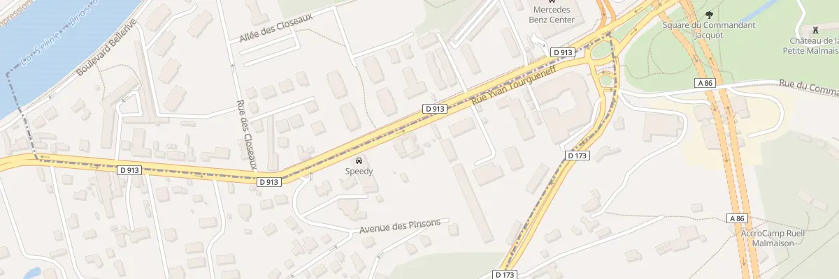 Plan du 56B Rue Yvan Tourgueneff à Bougival