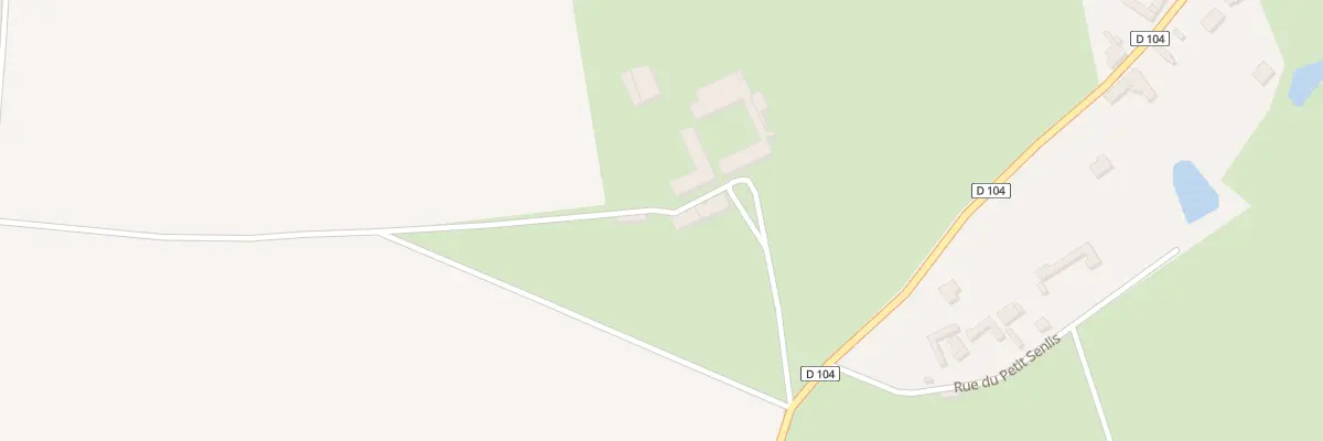 Plan du 31 Rue de Fruges à Senlis
