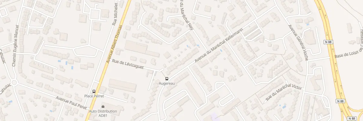 Plan du 85 Av Maréchal Kellermann à Albi
