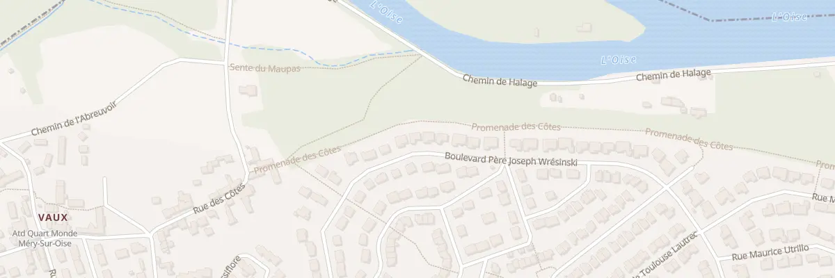 Plan du 78 Bd Pere Wresinsky à Méry-sur-Oise