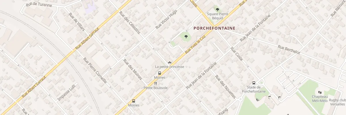 Plan du 92 Rue Yves le Coz à Versailles