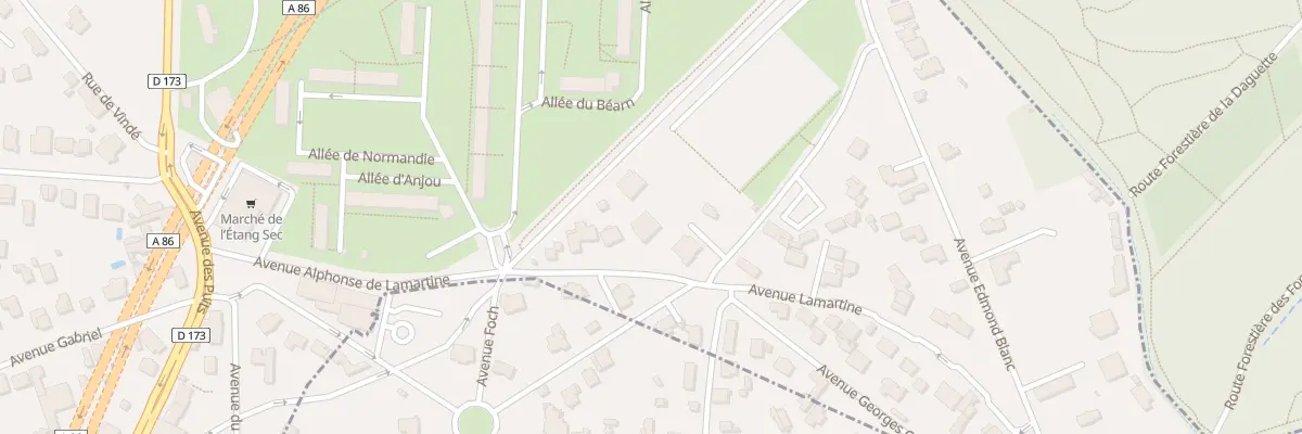 Plan du 16 Av Lamartine à La Celle-Saint-Cloud