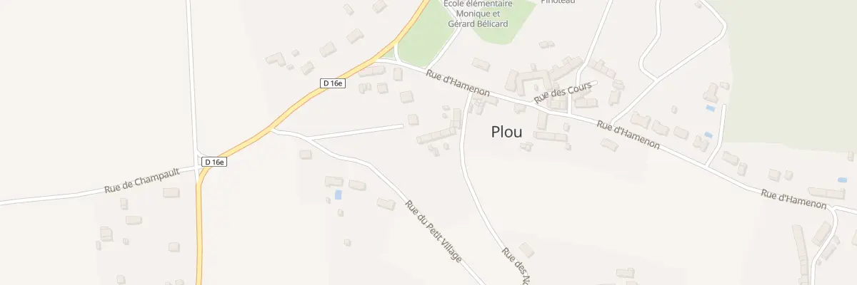 Plan du 6 Rue des Noyers à Plou